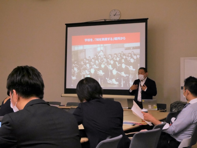 自治体の議員の勉強会「自治体政策青年ネットワーク（JISSEN)」に、教育と探求社 代表取締役社長・宮地勘司が登壇いたしました。